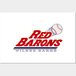 Defunct Wilkes-Barre Red Barons Baseball Posters and Art